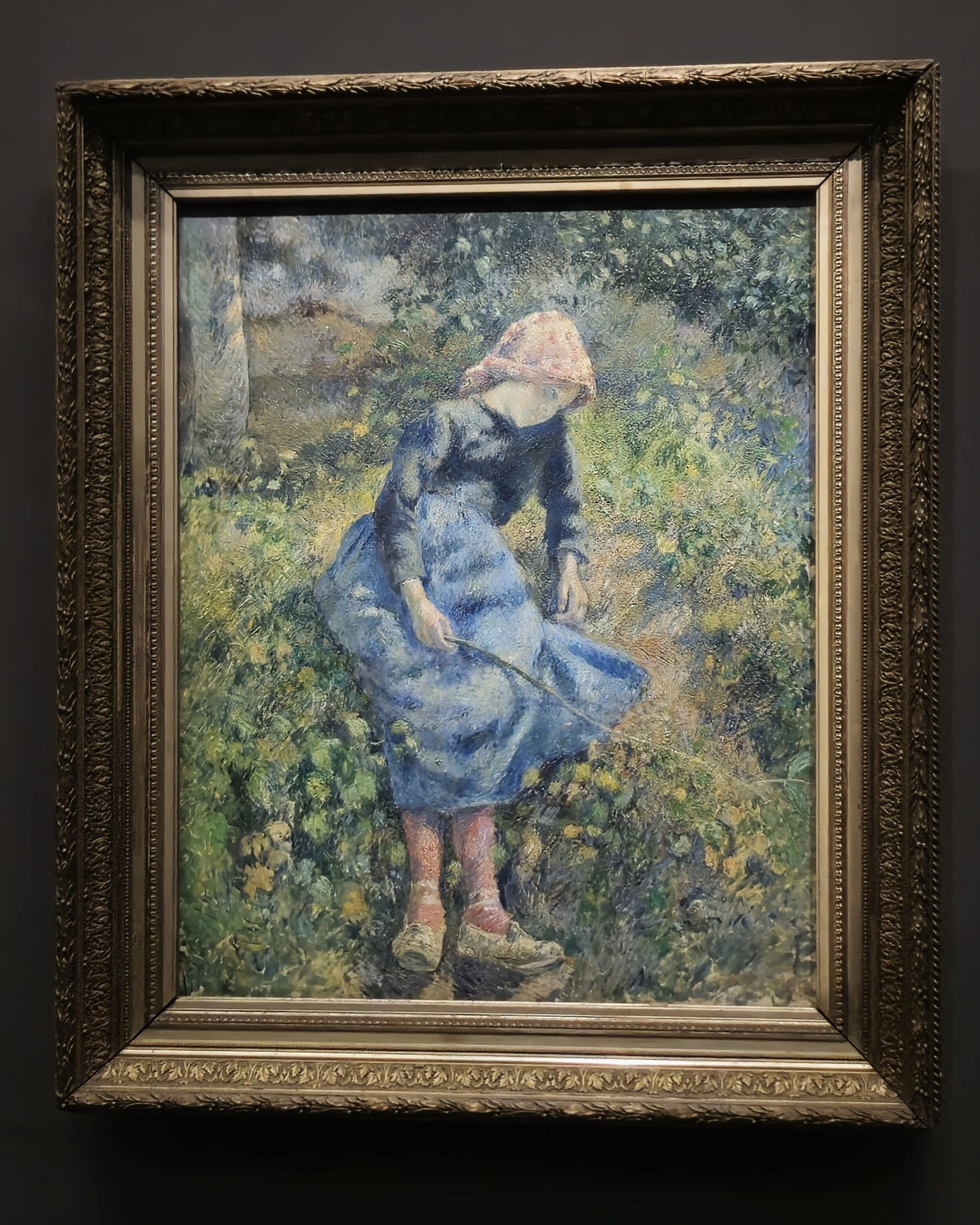 Pissarro: Girl with a Stick